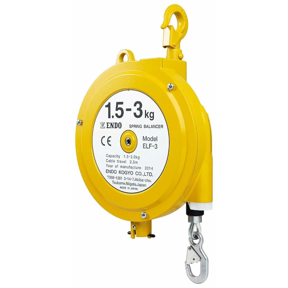 ENDO pika käiguga vedrutasakaalustaja (ELF-3), 1,5–3 kg