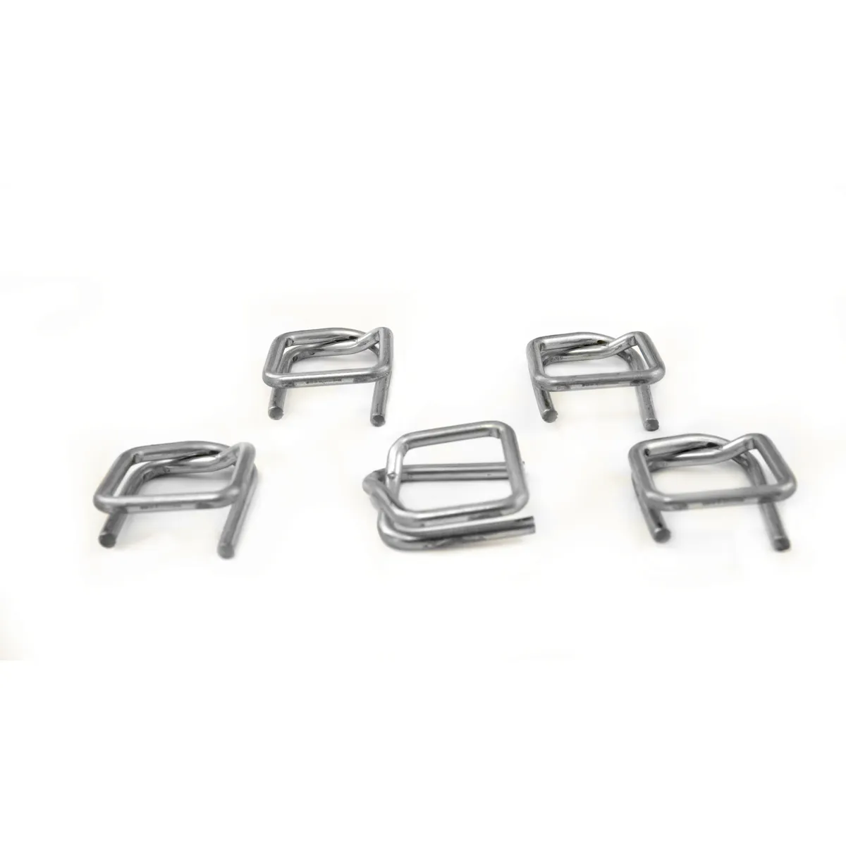 Tsingitud traatpandlad polüesterpakenduslindile (BUCKLES-13G), 13 mm