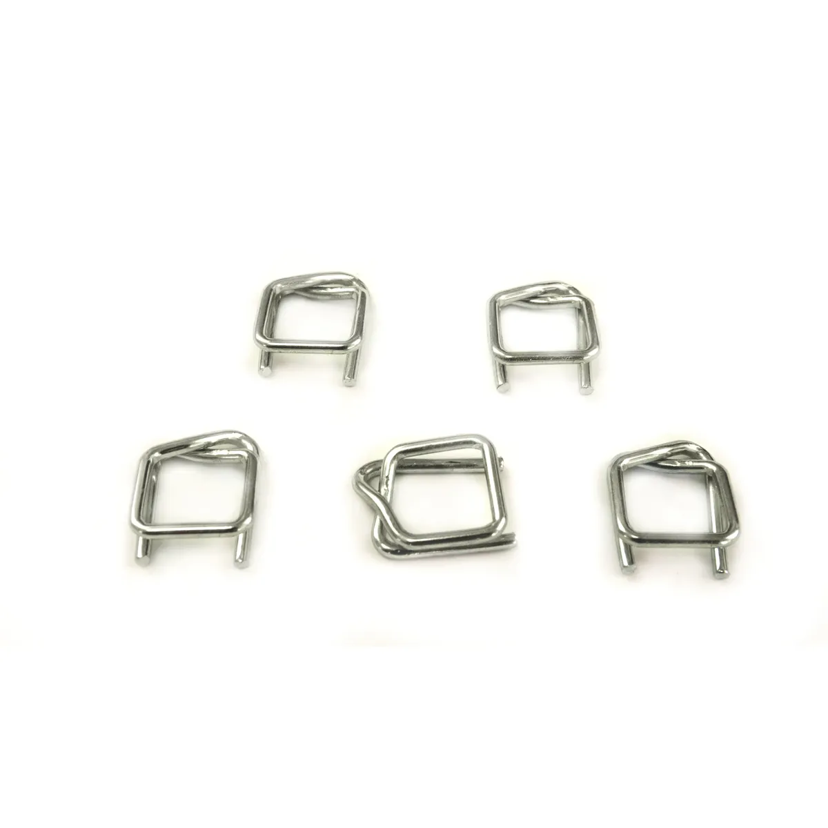 Tsingitud traatpandlad polüester-pakkelindile (BUCKLES-16G), 16 mm